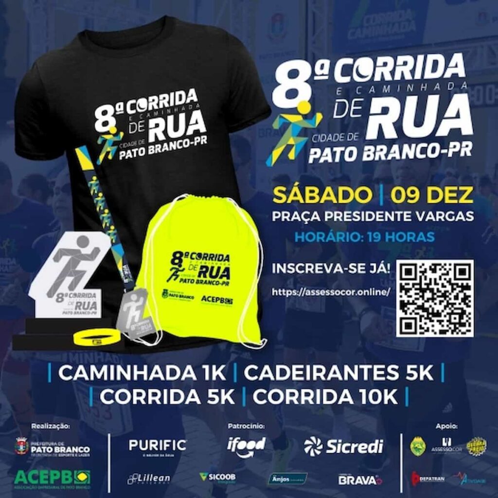 Corrida E Caminhada De Rua De Pato Branco Calend Rio De Corrida