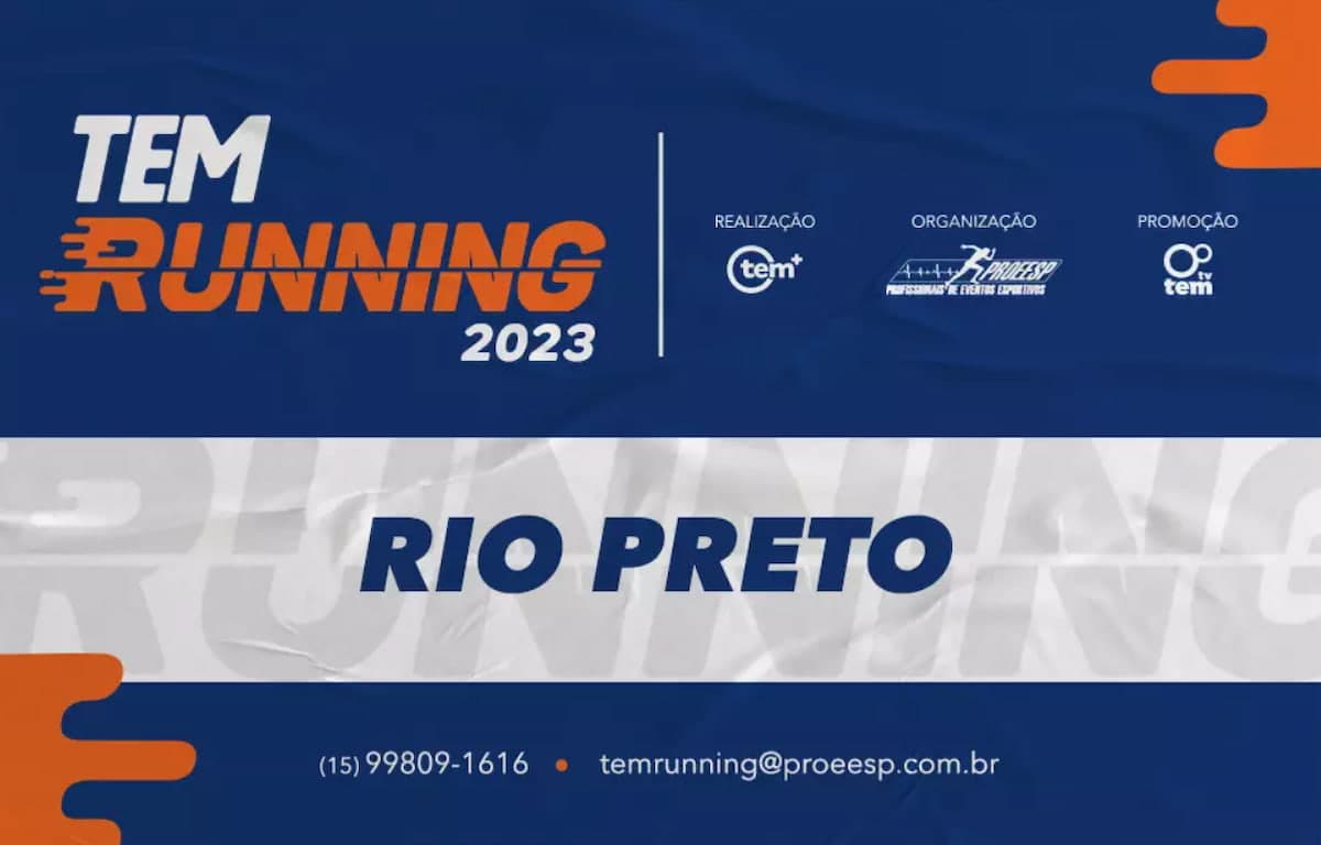 Circuito Tem Running Etapa São José do Rio Preto Calendário de Corrida