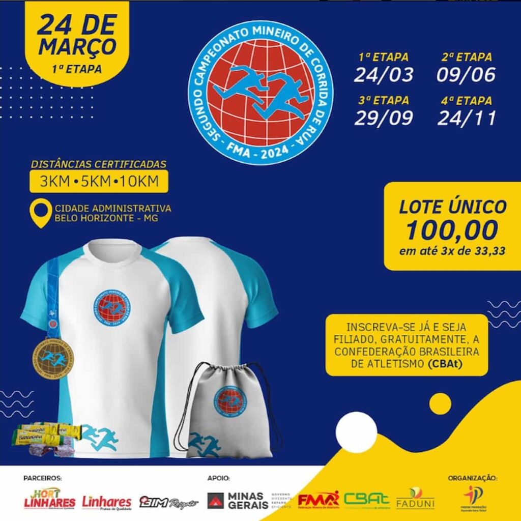 Campeonato Mineiro De Corrida De Rua Etapa Calend Rio De Corrida