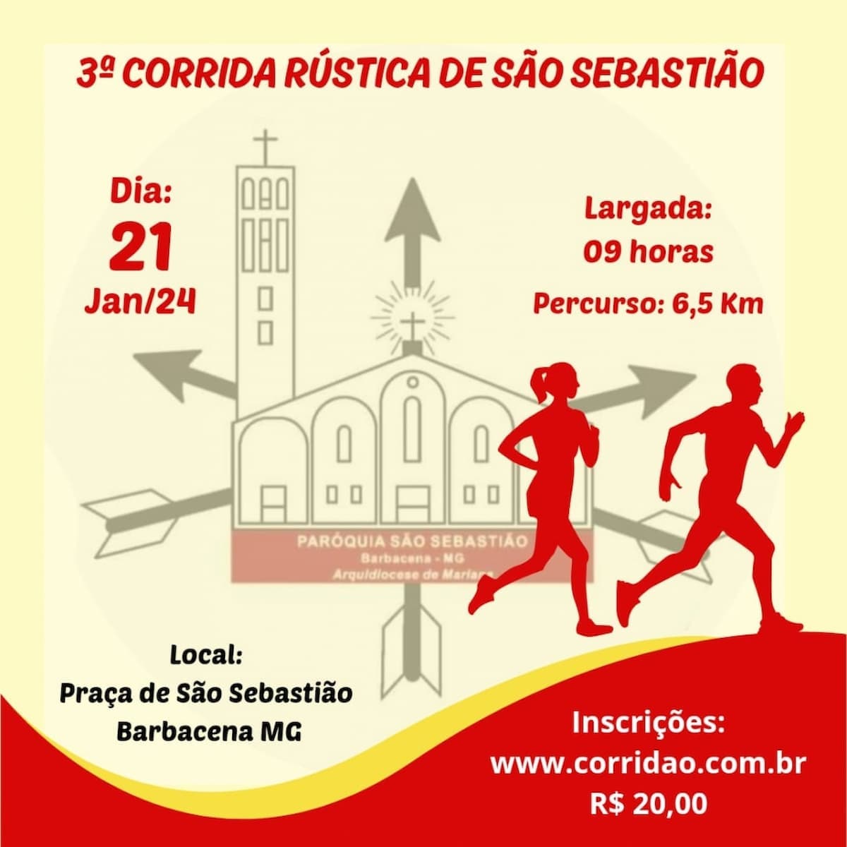 3ª Corrida Rústica De São Sebastião Calendário De Corrida 9210