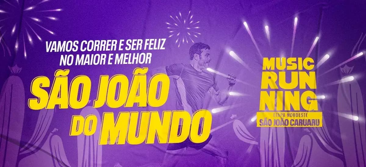 Music Running 2023 São João do Mundo Calendário de Corrida