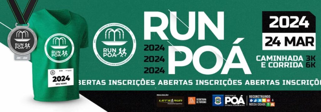 Run Poá 2024 - Calendário de Corrida