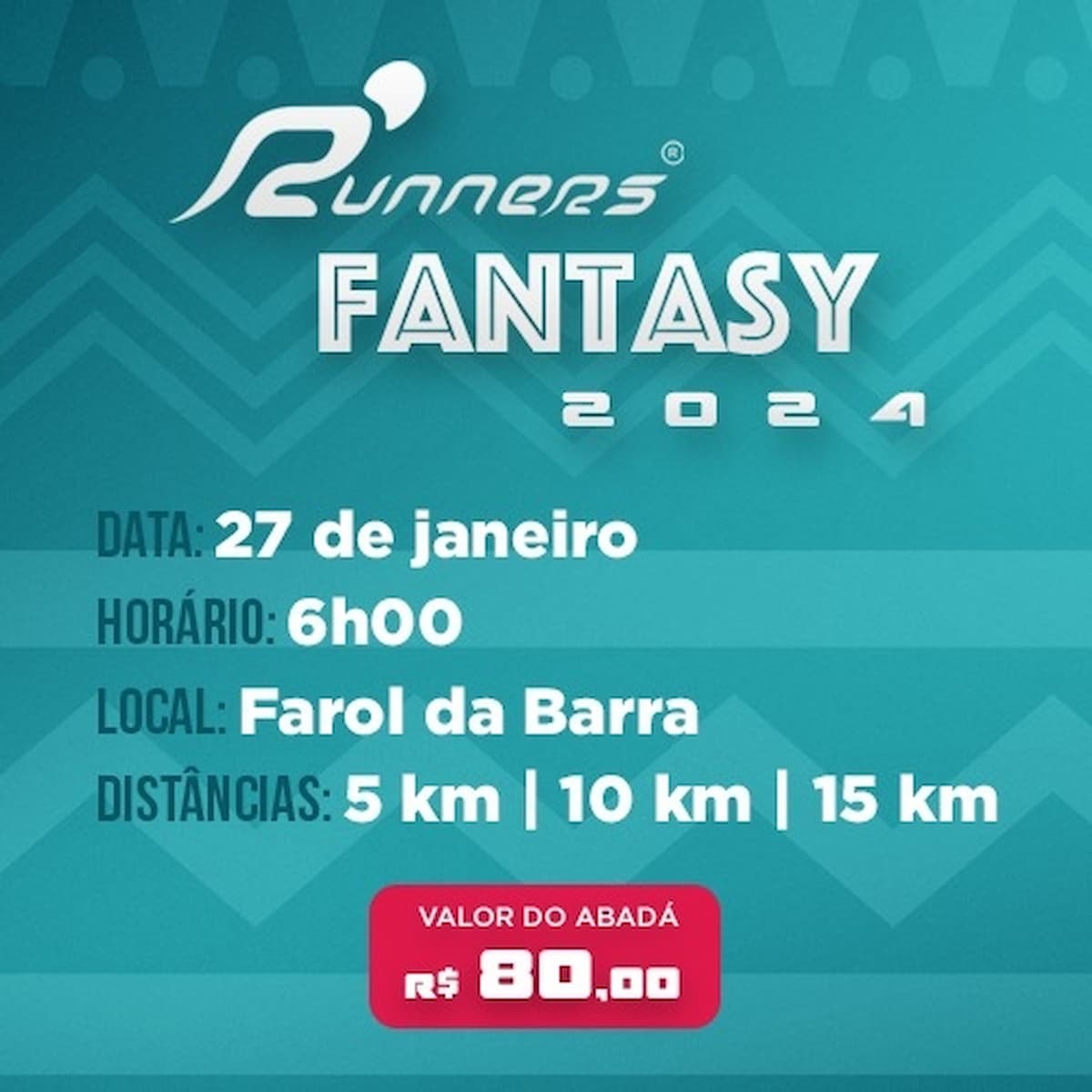 Runners Fantasy 2024 Calendário de Corrida